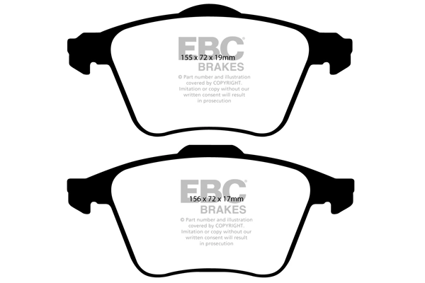 EBC Brakes fékbetétkészlet, tárcsafék - DP61679 - TothCarparts