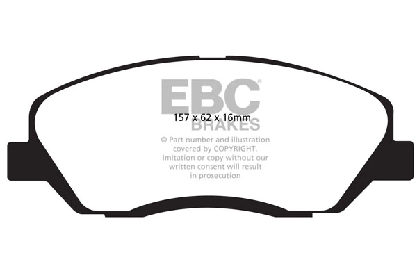 EBC Brakes fékbetétkészlet, tárcsafék - DP61783 - TothCarparts