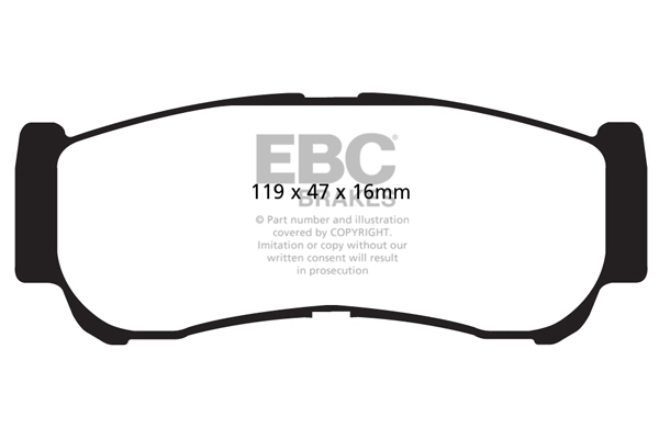 EBC Brakes fékbetétkészlet, tárcsafék - DP61982 - TothCarparts