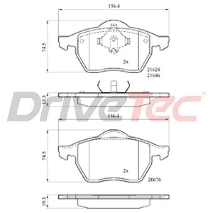 DriveTec fékbetétkészlet, tárcsafék - DPAD1407 - TothCarparts