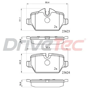 DriveTec fékbetétkészlet, tárcsafék - DPAD1924 - TothCarparts