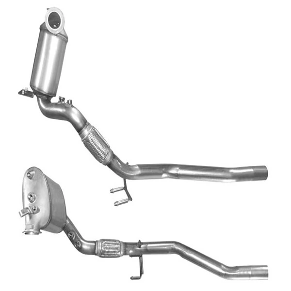 GCG TURBOS AUSTRALIA Utólagos beépítő készlet, katalizátor/koromszűrő (kombi r.) - DPF-EU11051C - TothCarparts