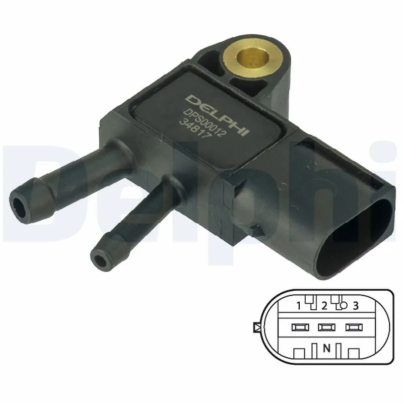 DELPHI Érzékelő, kipufogógáz-nyomás - DPS00012 - TothCarparts