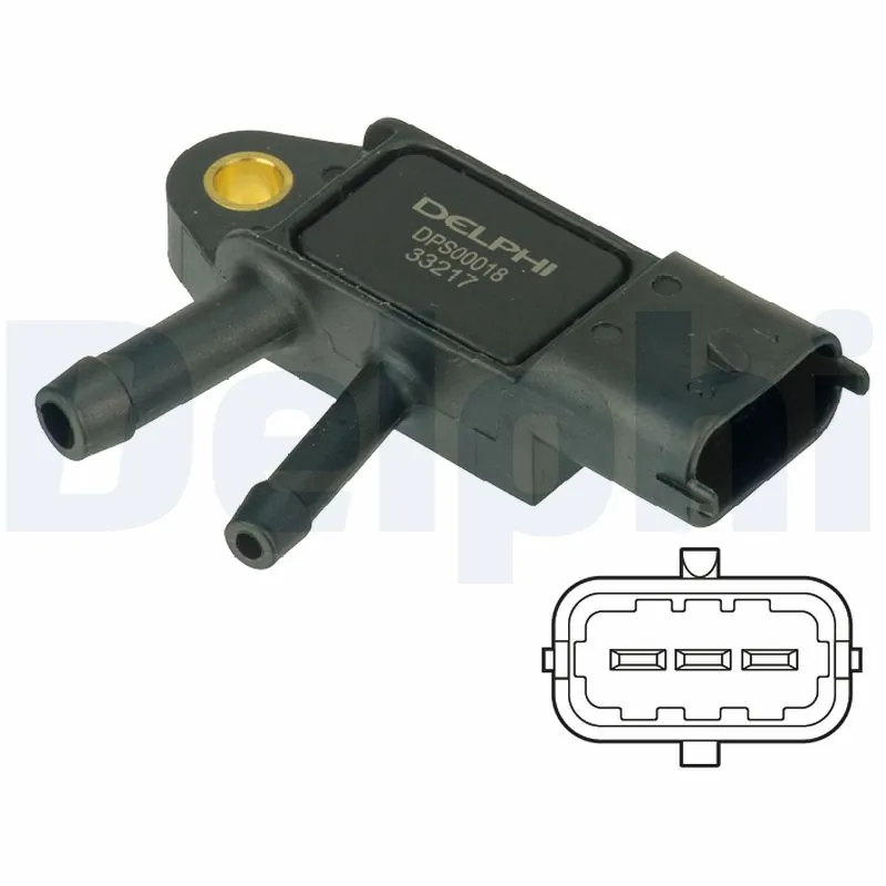 DELPHI Érzékelő, kipufogógáz-nyomás - DPS00018 - TothCarparts