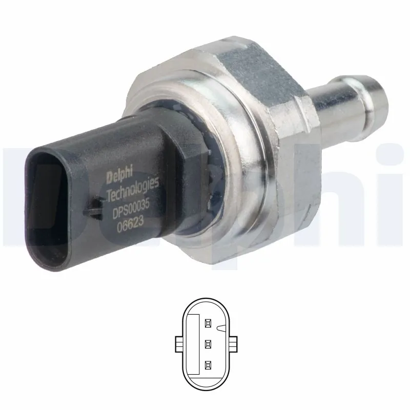DELPHI Érzékelő, kipufogógáz-nyomás - DPS00035-12B1 - TothCarparts
