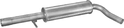EDEX középső hangtompító - 30.233 - TothCarparts