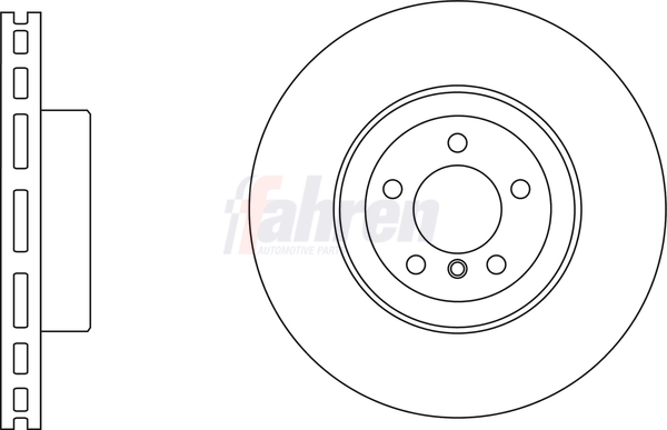 Fahren féktárcsa - FBD6998 - TothCarparts