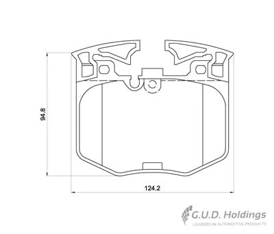 Safeline fékbetétkészlet, tárcsafék - D4241 - TothCarparts