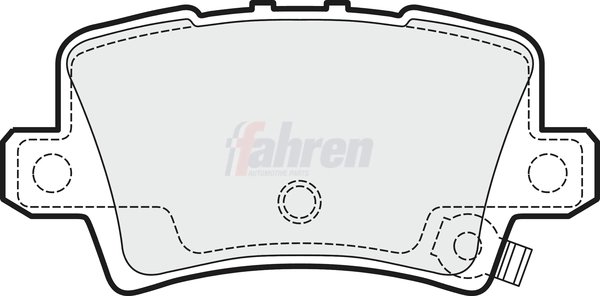 Fahren fékbetétkészlet, tárcsafék - FBP3088 - TothCarparts