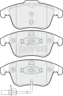 Fahren fékbetétkészlet, tárcsafék - FBP3242 - TothCarparts