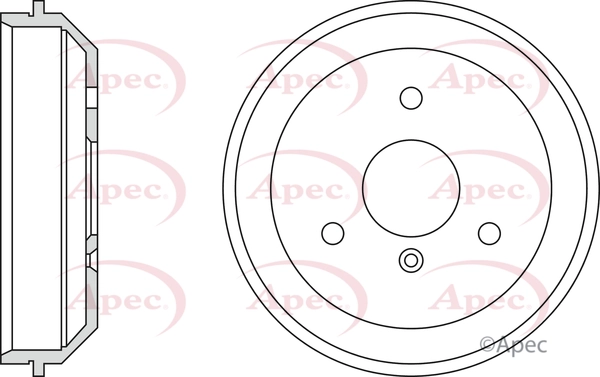 APEC fékdob - DRM9935 - TothCarparts