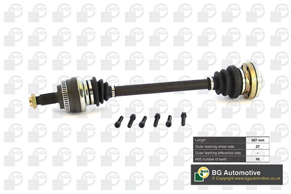 BGA hajtótengely - DS0900L - TothCarparts