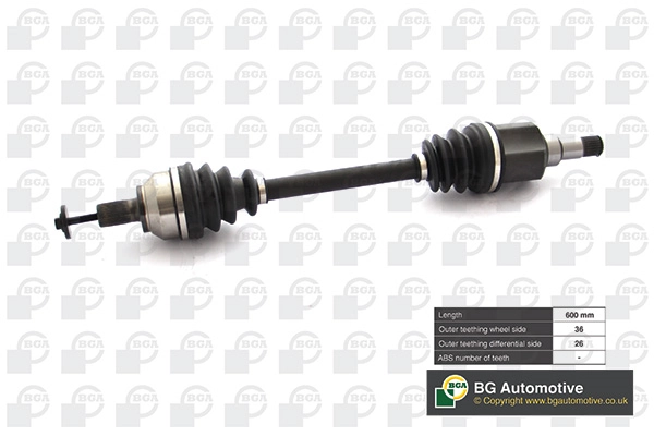 BGA hajtótengely - DS2321L - TothCarparts