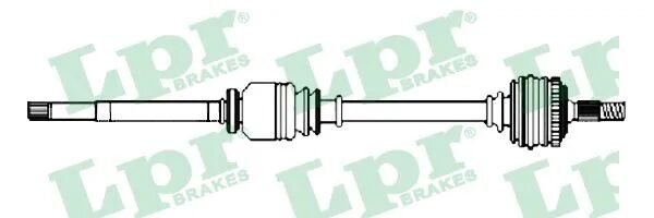 LPR hajtótengely - DS52244 - TothCarparts