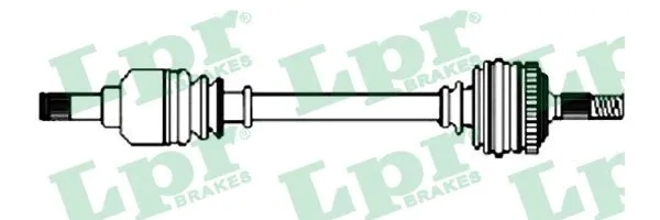 LPR hajtótengely - DS52250 - TothCarparts