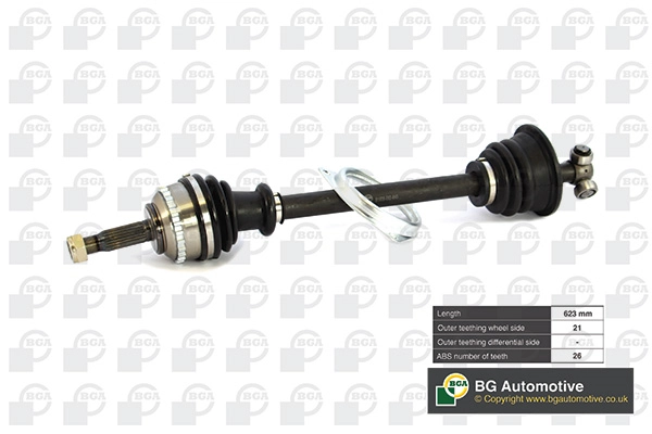 BGA hajtótengely - DS7301LA - TothCarparts