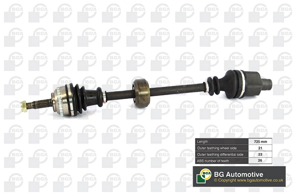 BGA hajtótengely - DS7301RA - TothCarparts