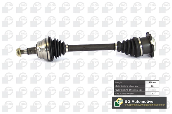 BGA hajtótengely - DS9619L - TothCarparts