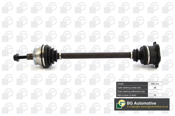 BGA hajtótengely - DS9621RA - TothCarparts
