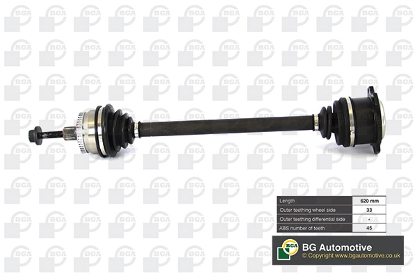 BGA hajtótengely - DS9622RA - TothCarparts