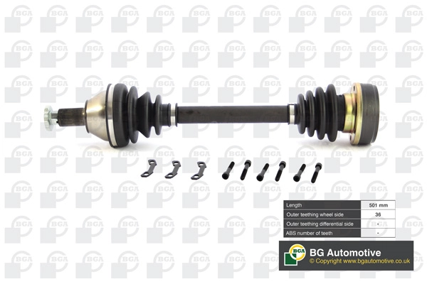 BGA hajtótengely - DS9627L - TothCarparts