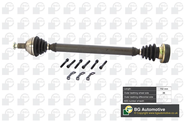 BGA hajtótengely - DS9627R - TothCarparts