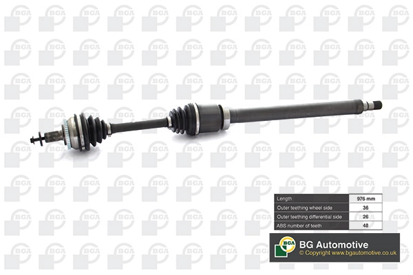 BGA hajtótengely - DS9707RA - TothCarparts