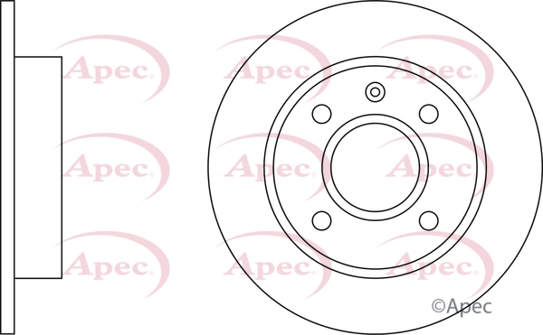 APEC féktárcsa - DSK110 - TothCarparts