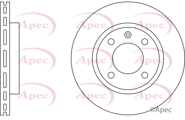 APEC féktárcsa - DSK116 - TothCarparts