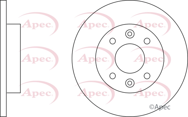APEC féktárcsa - DSK179 - TothCarparts