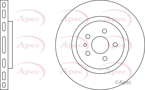 APEC féktárcsa - DSK2028 - TothCarparts