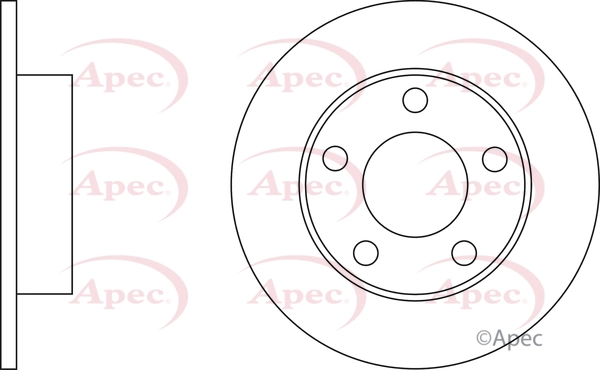 APEC féktárcsa - DSK2052 - TothCarparts