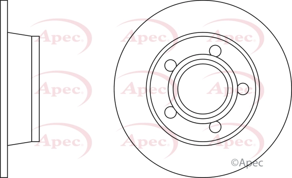 APEC féktárcsa - DSK2117 - TothCarparts