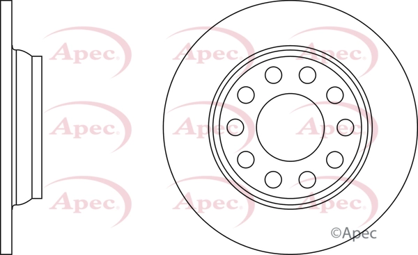 APEC féktárcsa - DSK2164 - TothCarparts