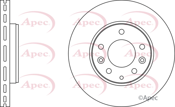 APEC féktárcsa - DSK2206 - TothCarparts