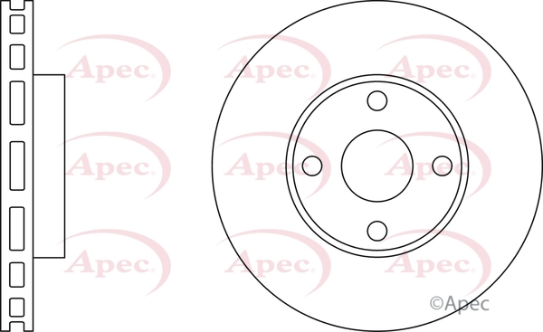 APEC féktárcsa - DSK2213 - TothCarparts