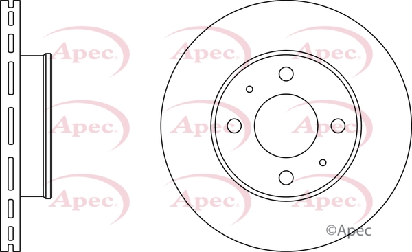 APEC féktárcsa - DSK2214 - TothCarparts