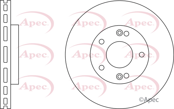 APEC féktárcsa - DSK2251 - TothCarparts