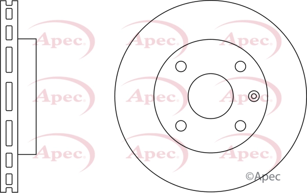 APEC féktárcsa - DSK2274 - TothCarparts