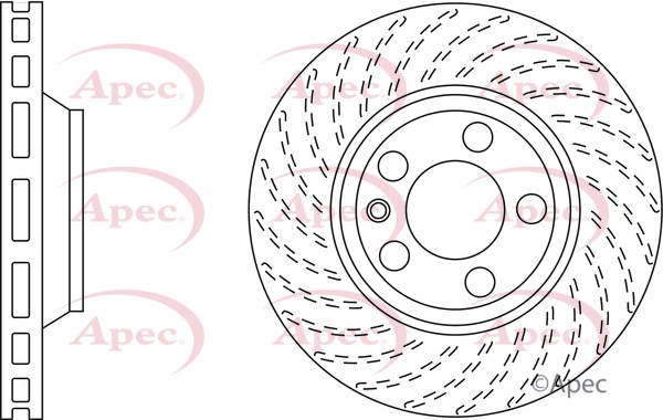 APEC féktárcsa - DSK2310 - TothCarparts