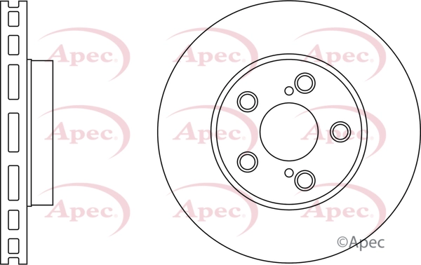 APEC féktárcsa - DSK2334 - TothCarparts