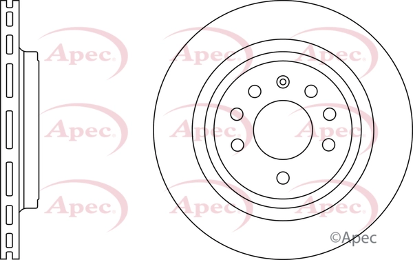 APEC féktárcsa - DSK2385 - TothCarparts