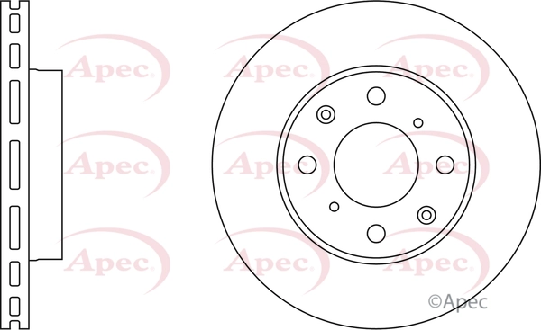 APEC féktárcsa - DSK240 - TothCarparts