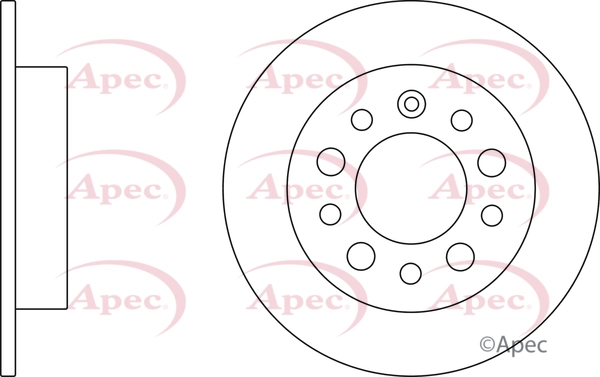 APEC féktárcsa - DSK2401 - TothCarparts