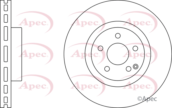 APEC féktárcsa - DSK2417 - TothCarparts