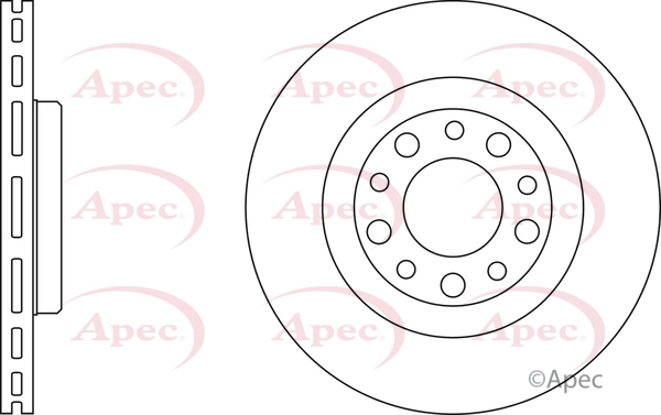 APEC féktárcsa - DSK2431 - TothCarparts