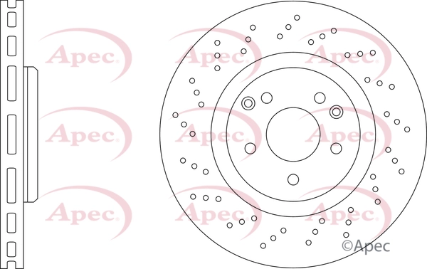 APEC féktárcsa - DSK2453 - TothCarparts