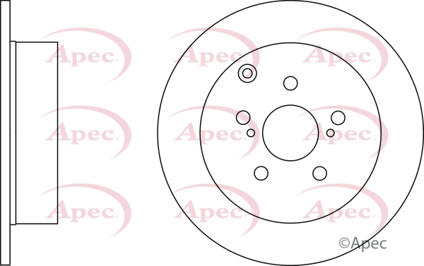 APEC féktárcsa - DSK2472 - TothCarparts