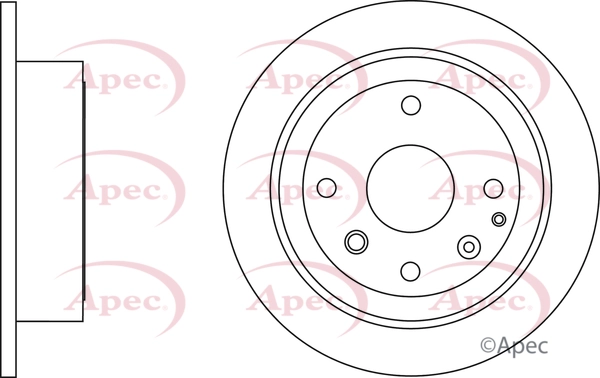 APEC féktárcsa - DSK2485 - TothCarparts