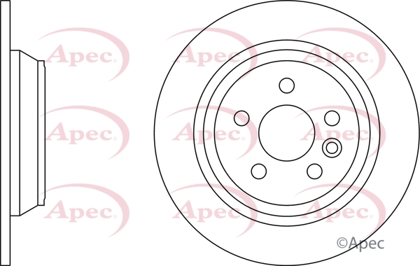 APEC féktárcsa - DSK2491 - TothCarparts